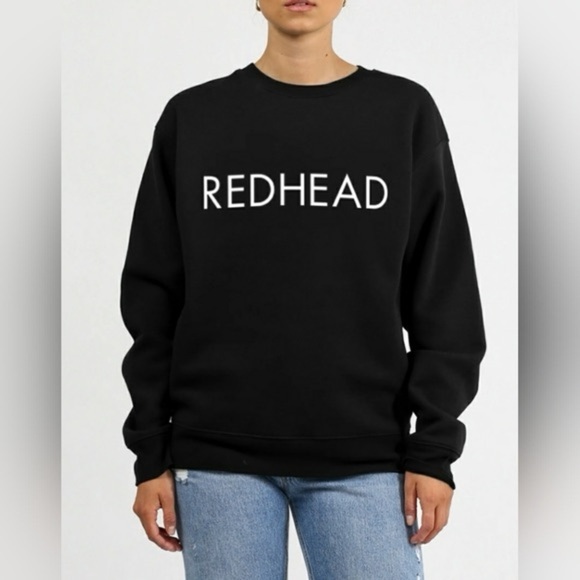 Brunette The Label Sweaters - Brunette the Label Redhead Crewneck Sweater Size L/XL